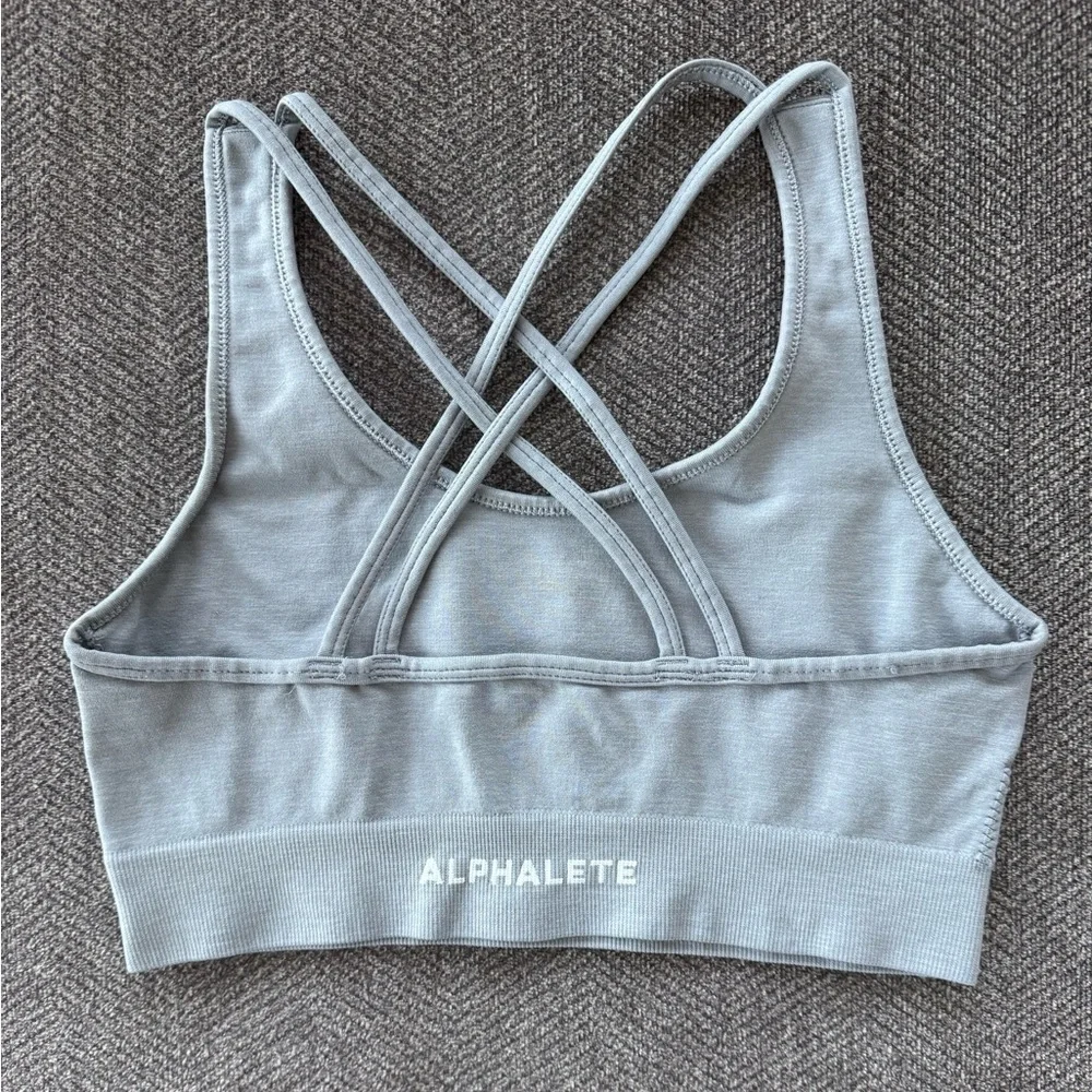 Alphalete Gray Sports Bra